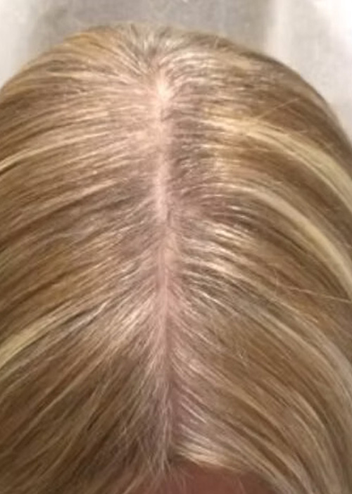 a close up of a person