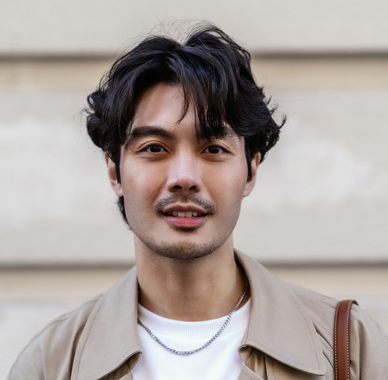 a person posing for the camera