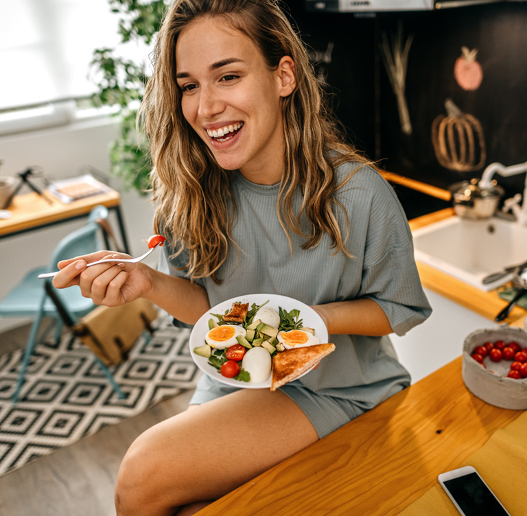 a person sitting at a table